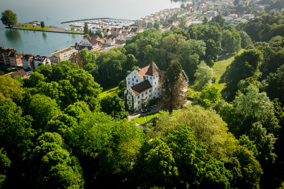 Schloss Wartegg Luftaufnahme